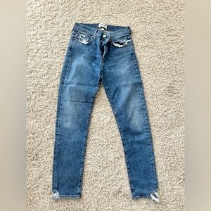 Agolde Classic Blue Denim Jeans